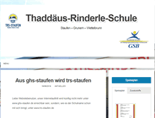 Tablet Screenshot of ghs-staufen.de